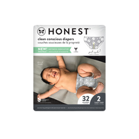 Diapers Size 2 Panda, 4/32ct The Honest Company