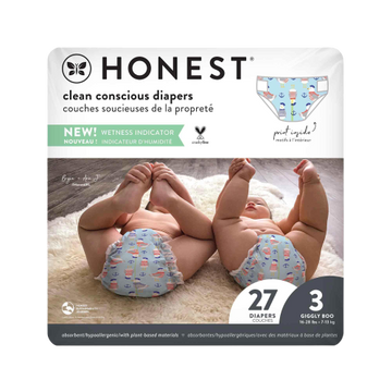 Diapers Size 3 Feeling Nauti, 4/27ct The Honest Company