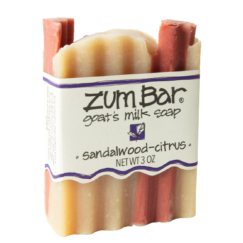 Goat Milk Soap Bar Sandalwood Citrus, 6/3oz Zum Bar