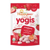 Dried Yogurt Snacks Strawberry, 8/1oz Happy Baby