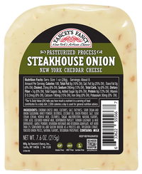 Steakhouse Onion Aged Cheddar Cheese, 10/7.6oz Yancey's