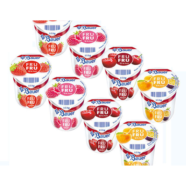 Assorted Yogurt Cups, 20/150g Fru Fru