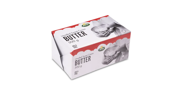 Unsalted Sweet Cream Butter, 20/500g Arla