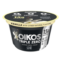 Triple Zero Vanilla Yogurt, 12/5.3oz Oikos