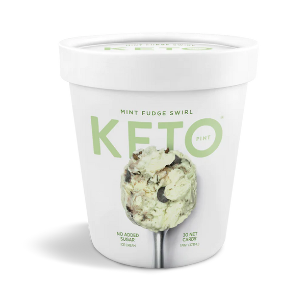 Mint Chocolate Chip Ice Cream Sugar Free, 8/16oz Keto Pint