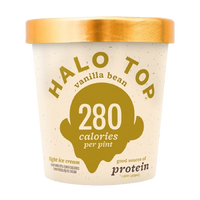 Vanilla Light Ice Cream, 8/16oz Halo Top