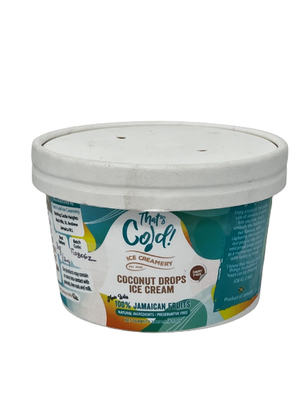 Coconut Drop Dairy Free Ice Cream, 10/8oz That's Cold Creamery