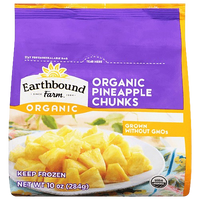 Organic Pineapple Chunks, 12/10oz Earthbound Farms