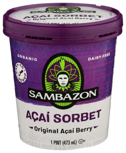 Acai Berry Sorbet, 8/16oz Sambazon