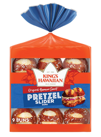 Pretzel Buns Sliders, 8/11oz King's Hawaiian