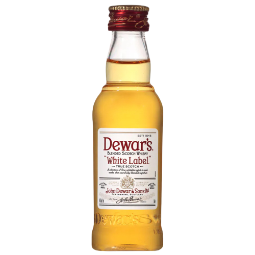 Dewars White Label Scotch, 120/50ml