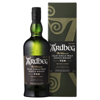 Ardbeg 10 Year Old Whiskey, 6/700ml