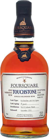 Foursquare Touchstone Rum, 6/750ml