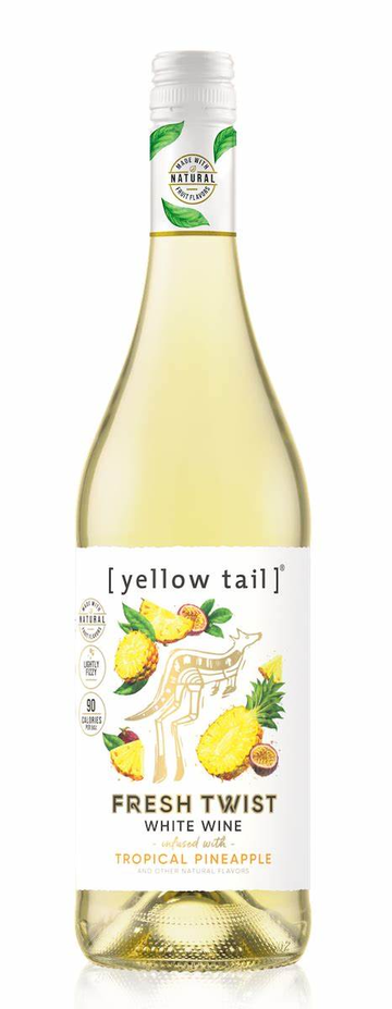 Yellow Tail Fresh Twist Tropical Pineapple, 12/750ml