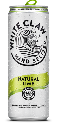 White Claw Natural Lime Hard Seltzer, 24/355ml