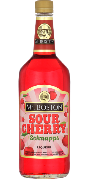 Mr Boston Sour Cherry Liqueur, 12/1L