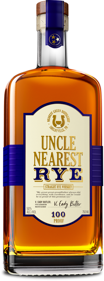 Uncle Nearest Straight Rye Whiskey, 6/750ml