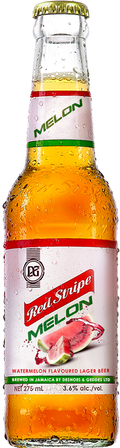 BEER, RED STRIPE WATERMELON BTL 24/275ML