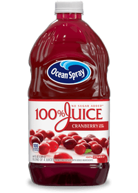 100% Cranberry Juice, 8/64oz Ocean Spray