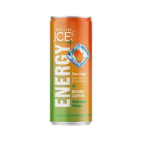 Sparkling Ice Maximum Energy Mango, 12/12oz