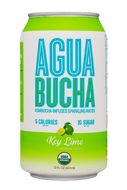 Agua Bucha Kombucha Key Lime, 12/12oz