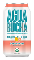 Agua Bucha Grapefruit, 12/12oz