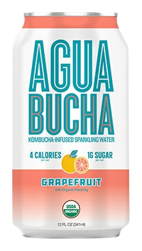 Agua Bucha Grapefruit, 12/12oz