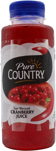 Cranberry Juice, 40/340ml Pure Country