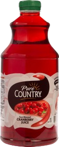 Cranberry Juice, 9/1.5L Pure Country