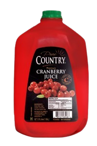 Cranberry Juice, 4/3.78L Pure Country