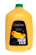 100% Orange Juice No Sugar Added, 4/3.78L Pure Country