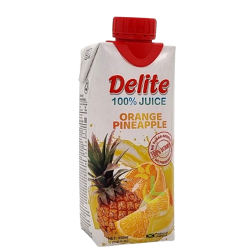 100% Orange Pineapple Juice, 18/330ml Delite