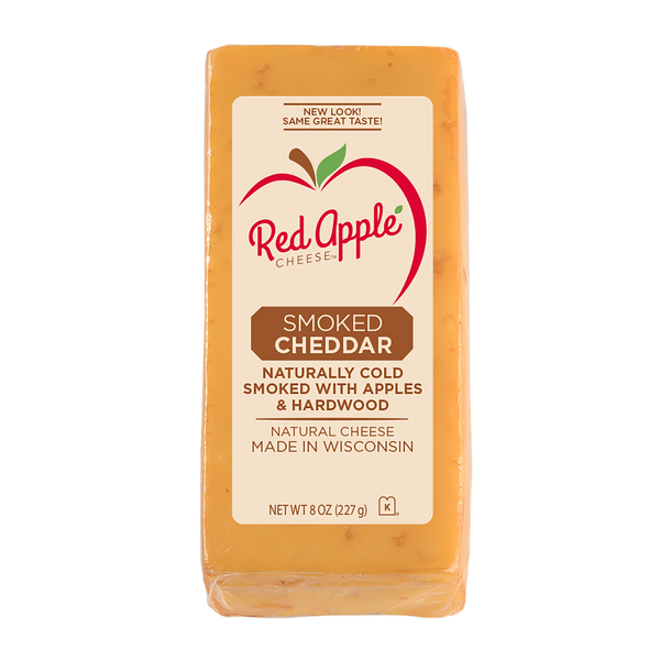 Apple Smoked Cheddar Cheese,14/8oz