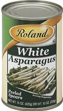 Asparagus Spears White, 24/15oz Roland