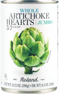 Artichoke Hearts Whole Jumbo 5-7ct, 12/13.75oz Roland
