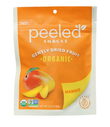 Dried Organic Mango, 12/2.8oz Peeled Snacks