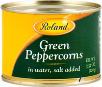 Peppercorn Green in Brine, 3.5oz Roland