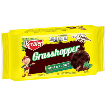 Grasshoper Mint Fudge Cookies, 12/10oz Keebler