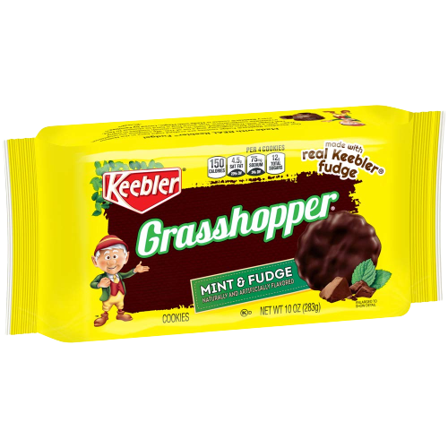 Grasshoper Mint Fudge Cookies, 12/10oz Keebler