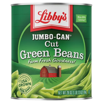 Beans Green Cut, 12/28oz Libby's