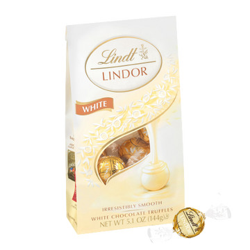 White Chocolate Truffles, 6/5.1oz Lindt Lindor