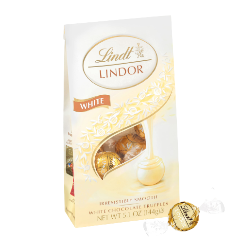 White Chocolate Truffles, 6/5.1oz Lindt Lindor