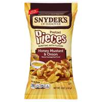 Pretzel Pieces Honey Mustard & Onion, 8/5oz Snyder's of Hanover