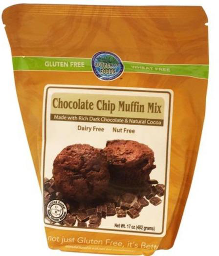 Chocolate Chip Muffin Mix Gluten Free, 6/17oz