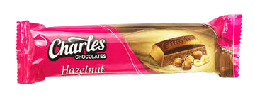 Hazelnut Chocolate Bar, 288/50g Charles Chocolate