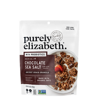 Ancient Grain Granola Chocolate Sea Salt Cereal, 6/8oz Purely Elizabeth