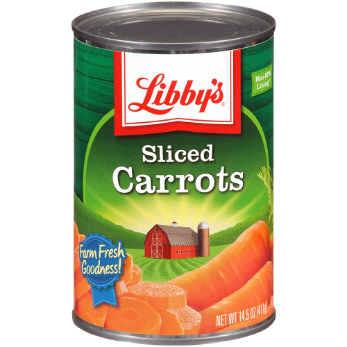 Carrots Sliced, 12/14.5oz Libby's