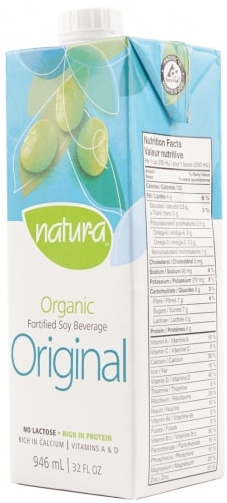 Soy Milk Original Organic, 12/946ml Natur-a