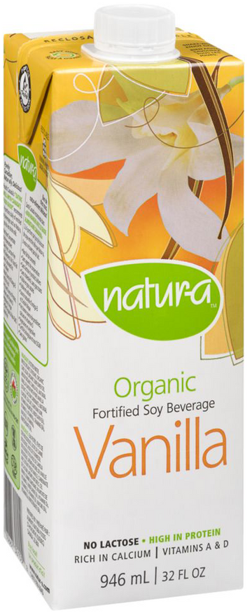 Soy Milk Vanilla Organic, 12/946ml Natur-a