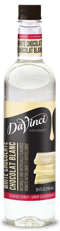 White Chocolate Syrup, 4/750ml DaVinci Gourmet
